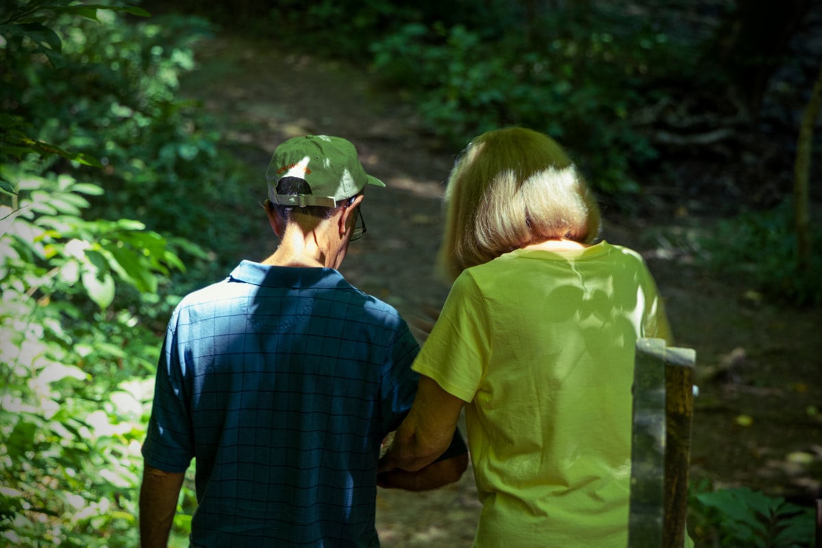 Active person enjoying outdoor activity with healthy joint support